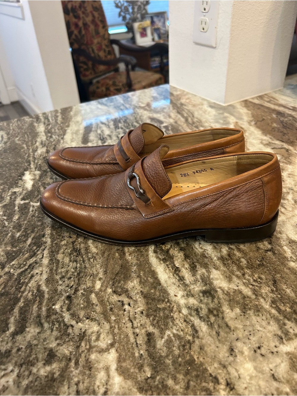 Franco Cuadra Men's deer Leather shoes 28.5 euro have wear scuffs - Picture 3 of 13